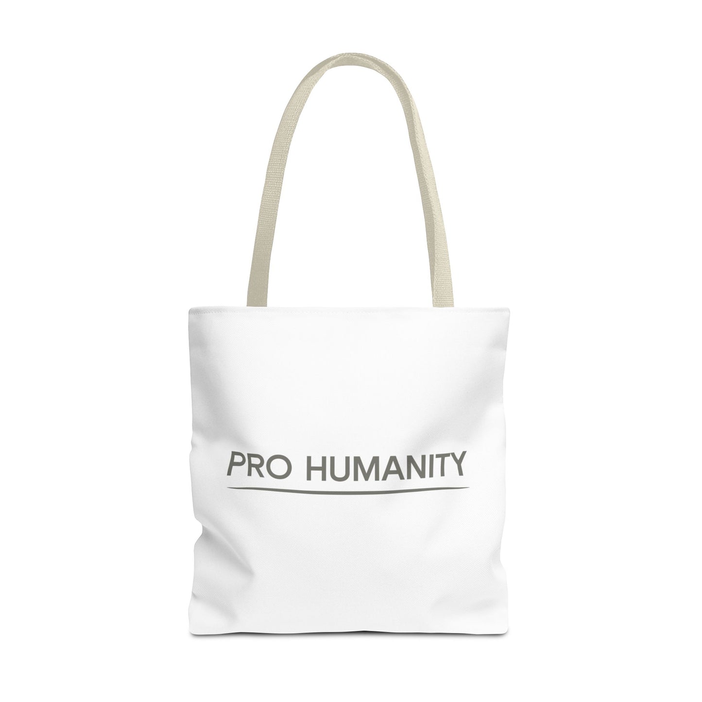 Pro Humanity Tote Bag — Minimalist Statement Canvas Tote
