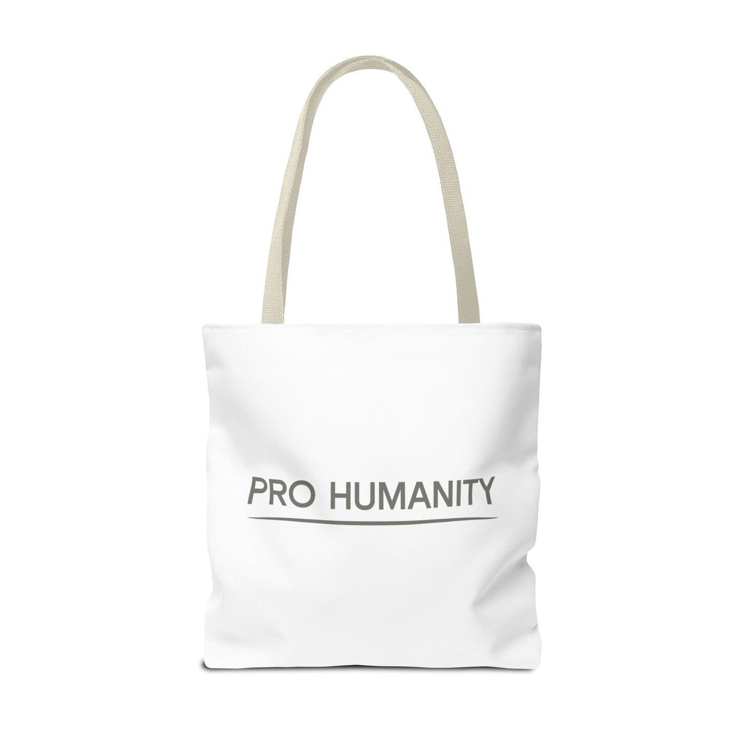 Pro Humanity Tote Bag — Minimalist Statement Canvas Tote