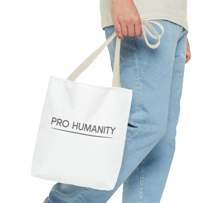 Pro Humanity Tote Bag — Minimalist Statement Canvas Tote