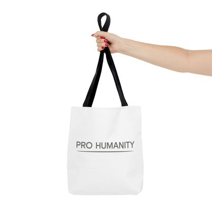 Pro Humanity Tote Bag — Minimalist Statement Canvas Tote