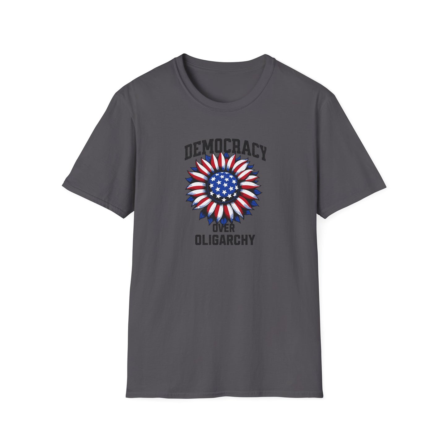 Patriotic Power Flower Tee - Democracy First