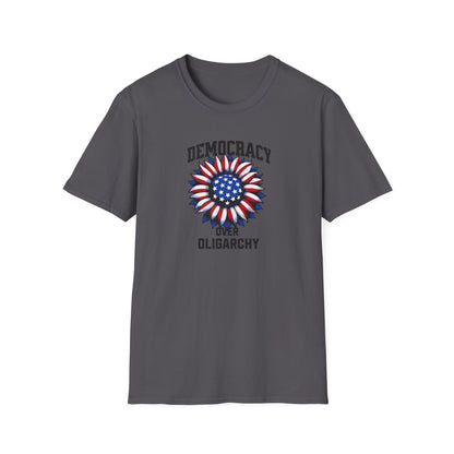 Patriotic Power Flower Tee - Democracy First
