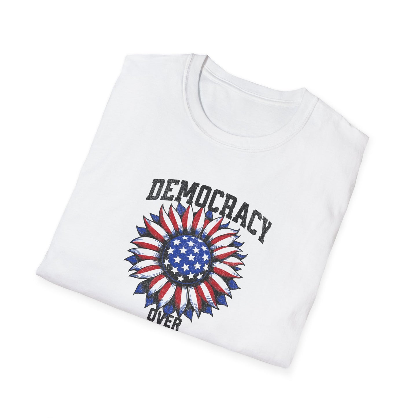 Patriotic Power Flower Tee - Democracy First