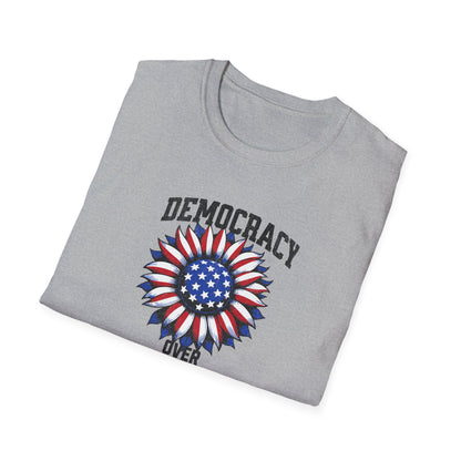 Patriotic Power Flower Tee - Democracy First